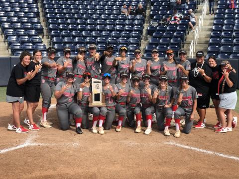 Softball Team are State Champs!! 