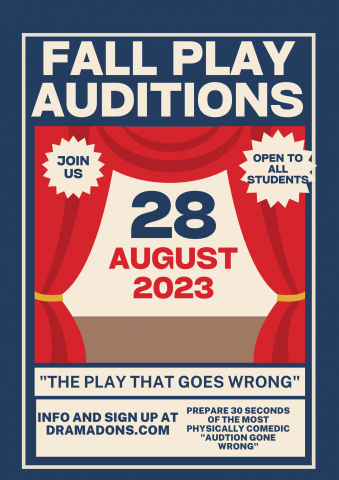 Fall Play Auditions