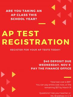AP Test Registration 
